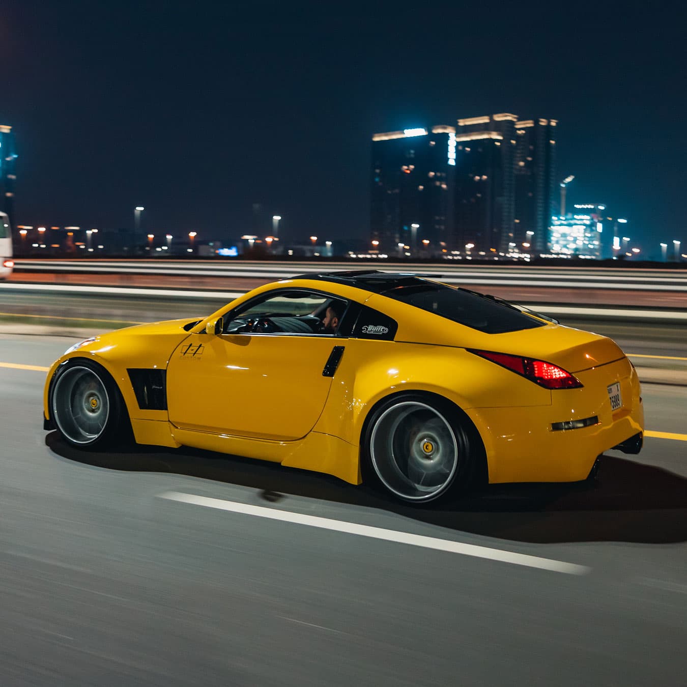 Yellow Nissan Z